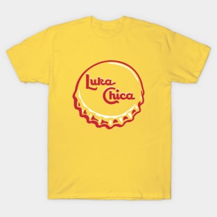 Topo Chico Bottlecap vs Luka Doncic vs Dallas Mavericks Red T-Shirt